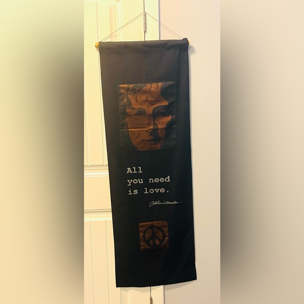 John Lennon All You Need Is Love Wall Hanging Decor